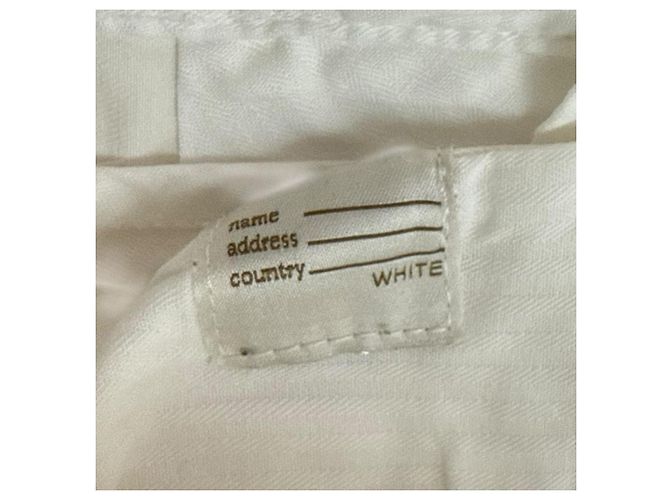 Autre Marque Pantalon chino en coton stretch Siviglia Blanc - vue 6