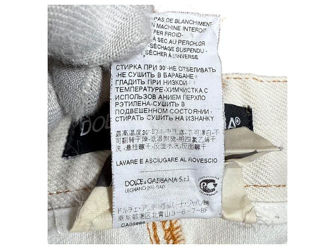Dolce & Gabbana Pantalones vaqueros cropped Dolce&Gabbana Azul - vista 12