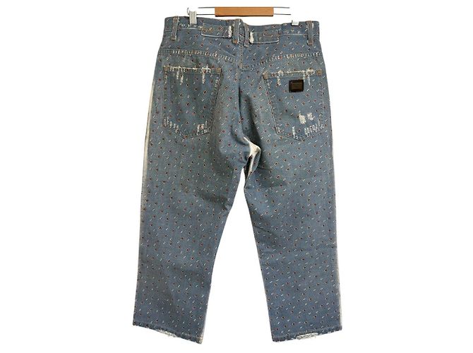 Dolce & Gabbana Pantalones vaqueros cropped Dolce&Gabbana Azul - vista 2