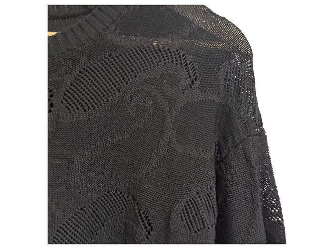 Autre Marque Etro Paisley Jacquard Strickpullover Schwarz - Ansicht 4