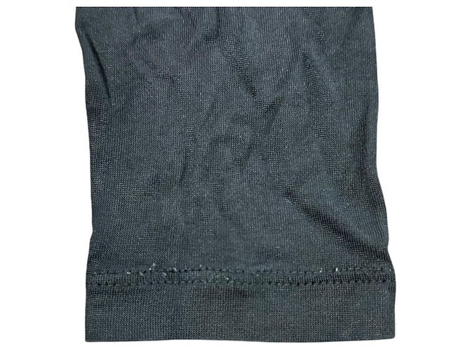 Top a collo alto e maniche lunghe Burberry Nero - vista 11