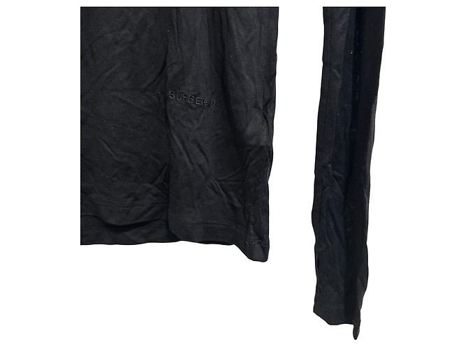 Top a collo alto e maniche lunghe Burberry Nero - vista 5