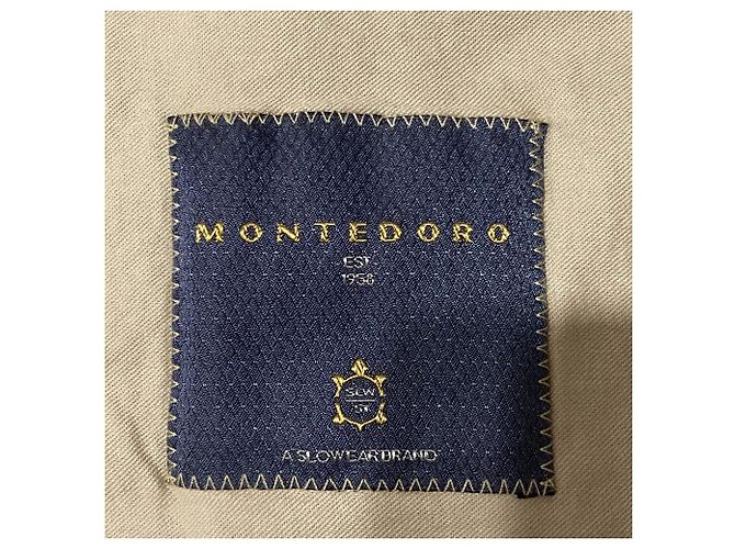 Autre Marque Chaleco de lana a cuadros MONTEDORO Beige - vista 6