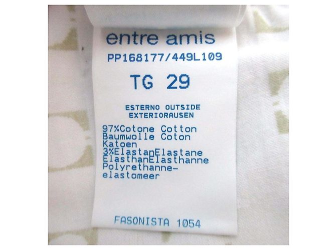 Autre Marque Pantalones de denim stretch con reparaciones ENTRE AMIS Blanco - vista 7