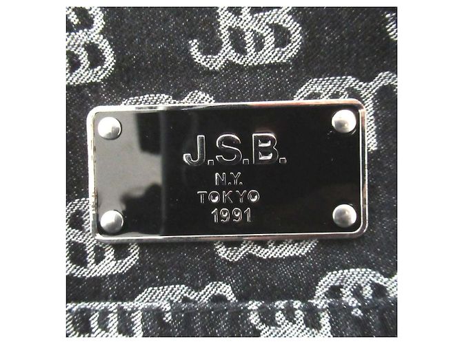 Autre Marque Mono de denim con monograma J.S.B. Denim Negro - vista 3