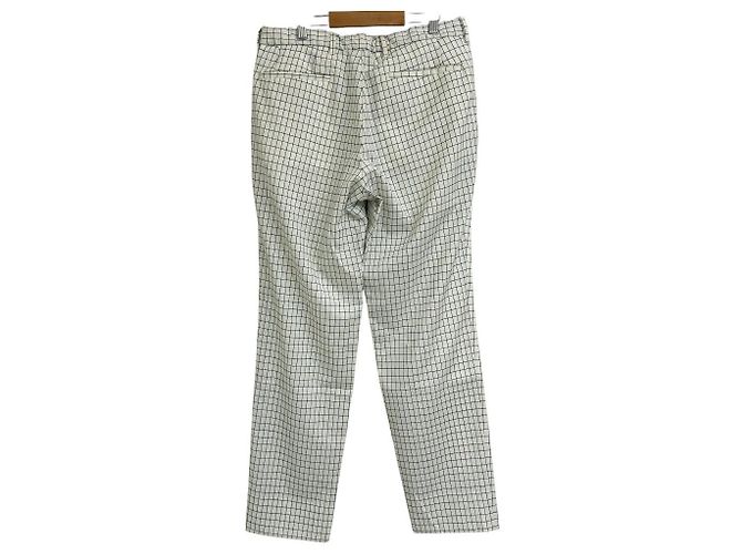 Autre Marque Vigano Check Easy Hose mit Karomuster Aus weiß - Ansicht 2