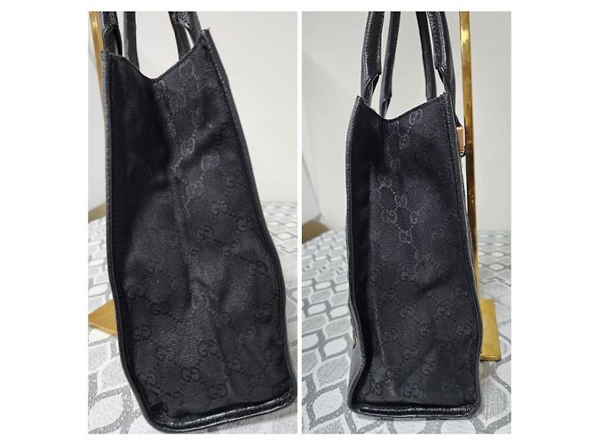 Tote Gucci GG Canvas Nailhead Black Nero - vista 5