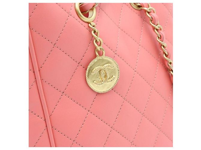 Chanel Borsa a secchiello CC COIN Edizione Limitata con catena dorata Season Rosa - vista 5