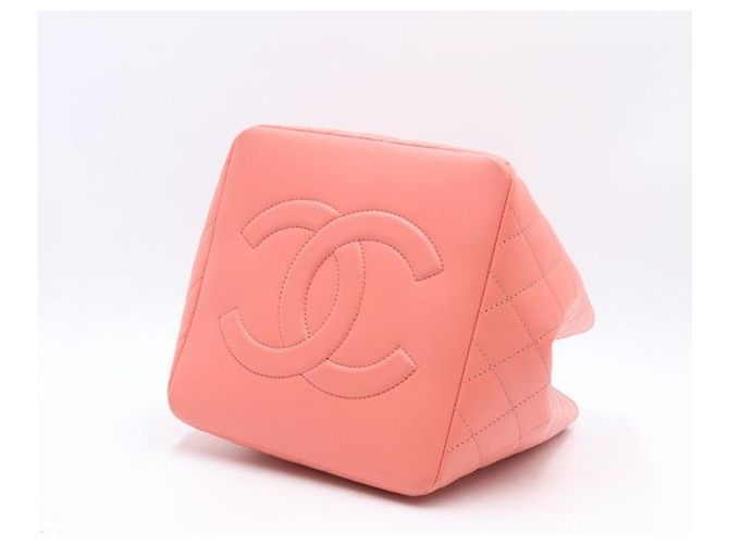 Chanel Borsa a secchiello CC COIN Edizione Limitata con catena dorata Season Rosa - vista 6