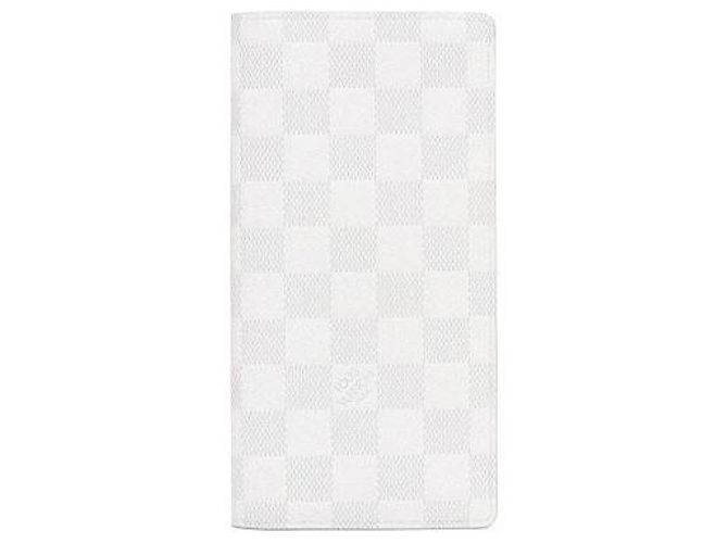 Louis Vuitton Portafoglio lungo da uomo Damier Infini Brazza NM Bianco - vista 2