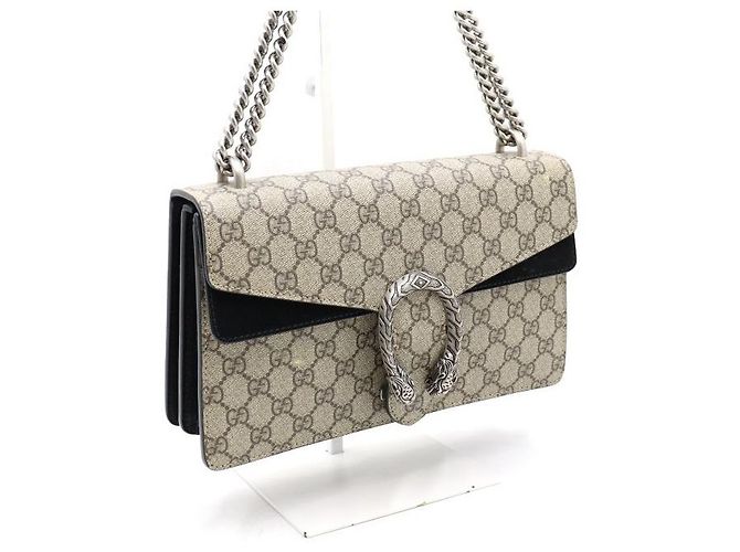 Gucci Borsa a tracolla Dionysus Small con catena Marrone - vista 3