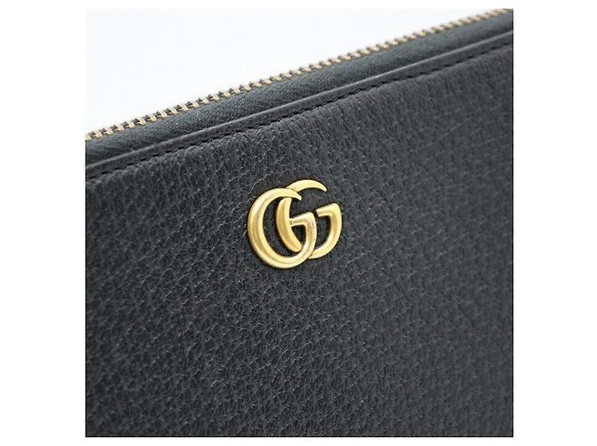 Gucci Clutch con tracolla in pelle Nero - vista 4