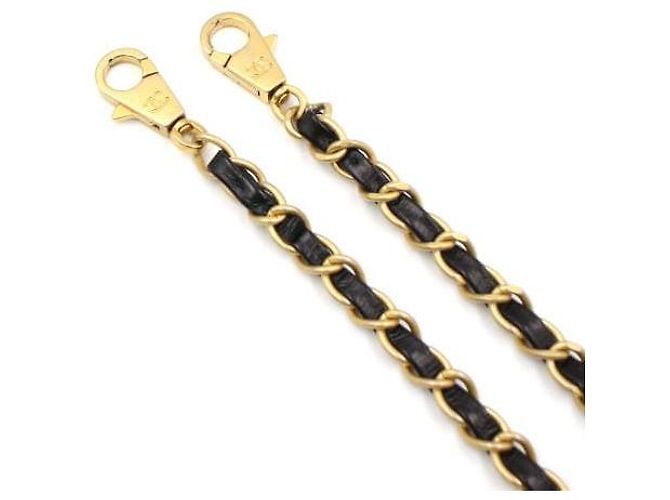 Chanel Chevron Coco Handle Gold Große Tote Schultertasche Schwarz - Ansicht 7