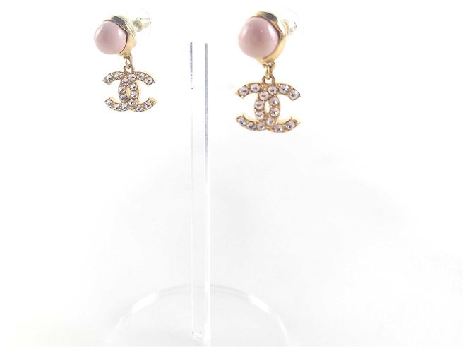 Chanel Resin CC Crystal Drop Ohrringe Mehrfarben - Ansicht 2