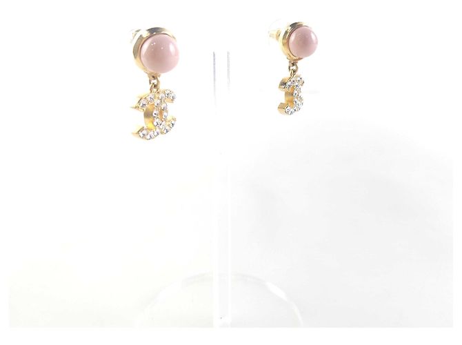 Chanel Resin CC Crystal Drop Ohrringe Mehrfarben - Ansicht 3