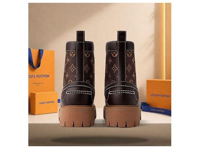Louis Vuitton Stivaletti Remix Marrone - vista 5