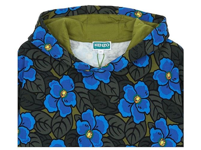 Kenzo Fleece-Kapuzenpullover für Kinder (Größe für Erwachsene verfügbar) Mehrfarben - Ansicht 4