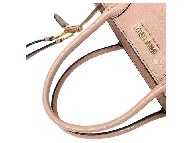 Miu Miu Borsa Tote Indi Pink Madras - view 7