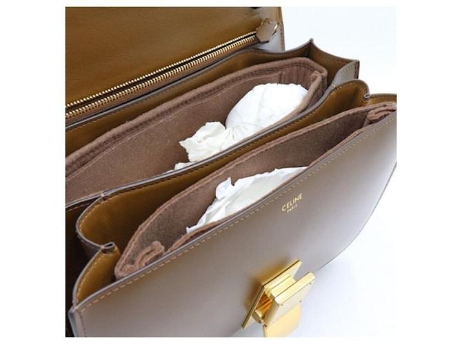 Céline Borsa a spalla e borsa a tracolla Classic Box in pelle di vitello Medium Marrone - vista 5
