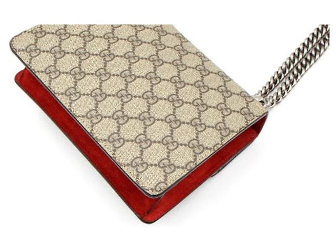 Gucci Mini borsa a tracolla Dionysus Tiger Head Marrone - vista 6