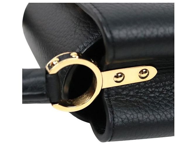 Louis Vuitton Mini Borsa Tote Capucines Nera Nero - vista 10