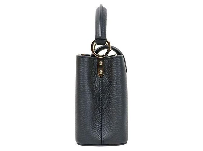 Louis Vuitton Mini Borsa Tote Capucines Nera Nero - vista 2