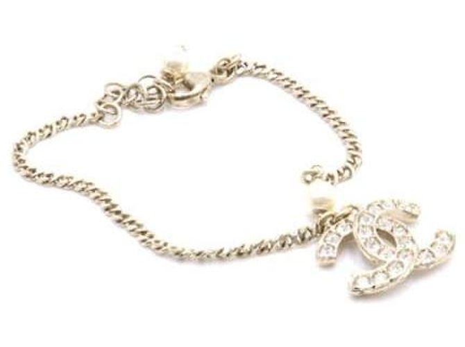 Chanel Bracciale di perle per donna con logo CC in cristallo - vista 2