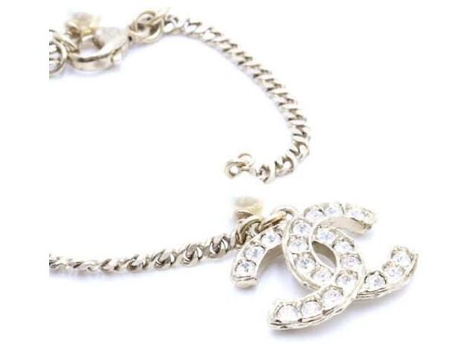 Chanel Bracciale di perle per donna con logo CC in cristallo - vista 3