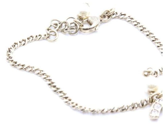 Chanel Bracciale di perle per donna con logo CC in cristallo - vista 4