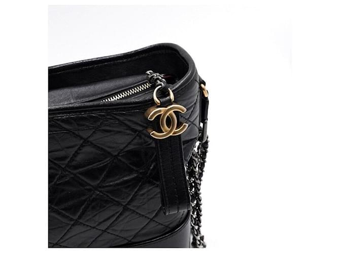 Chanel Borsa Hobo a tracolla Nero - vista 11
