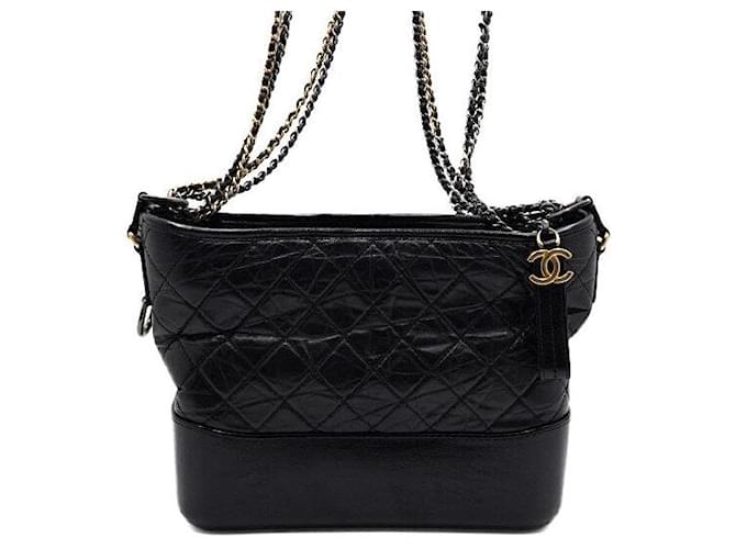 Chanel Borsa Hobo a tracolla Nero - vista 2