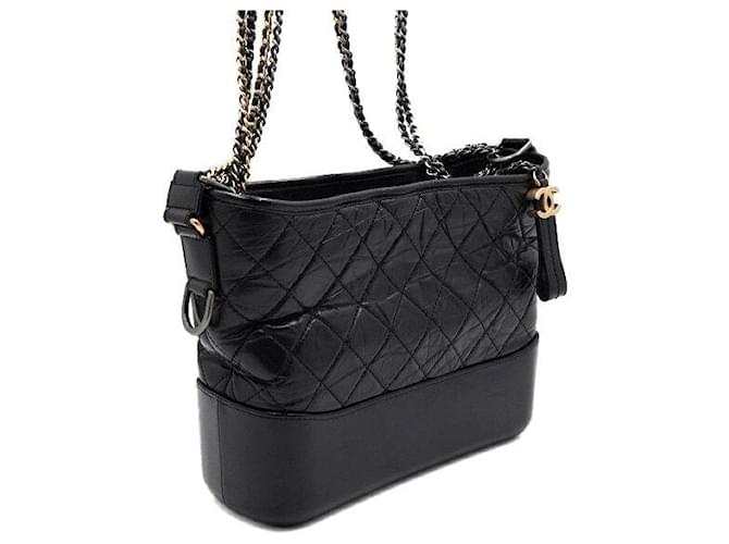 Chanel Borsa Hobo a tracolla Nero - vista 4
