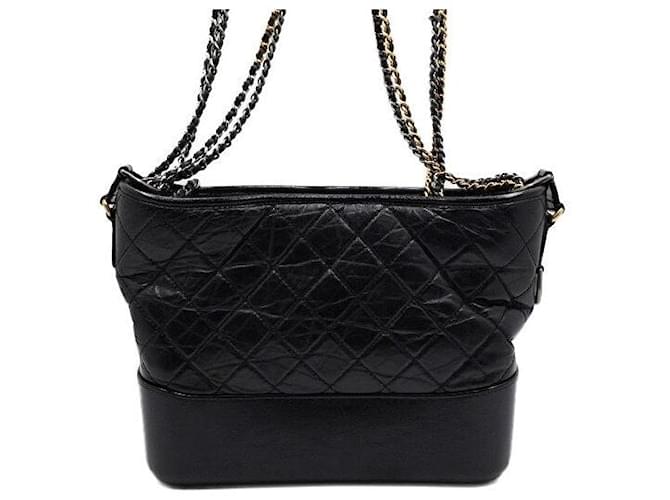 Chanel Borsa Hobo a tracolla Nero - vista 5