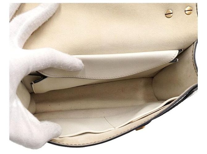 Dior Borsa a tracolla con patta e catena dorata - vista 5