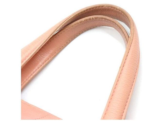Chanel Borsa Tote e Borsa a Spalla in Caviar Soft Rosa con Cuciture CC Argentate - vista 9