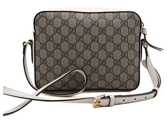 Horsebit 1955 Gucci Piccola borsa con patta e borsa a tracolla in pelle Horsebit Marrone - vista 4