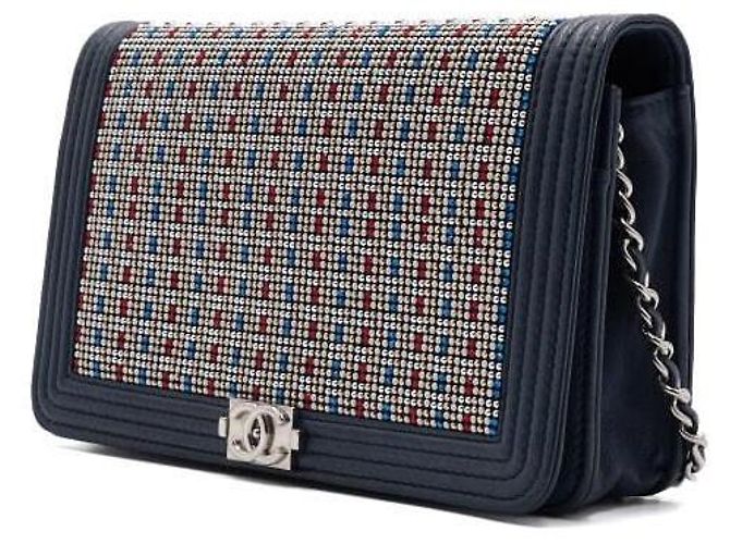 Chanel Borsa a tracolla con catena argentata Multicolore - vista 3