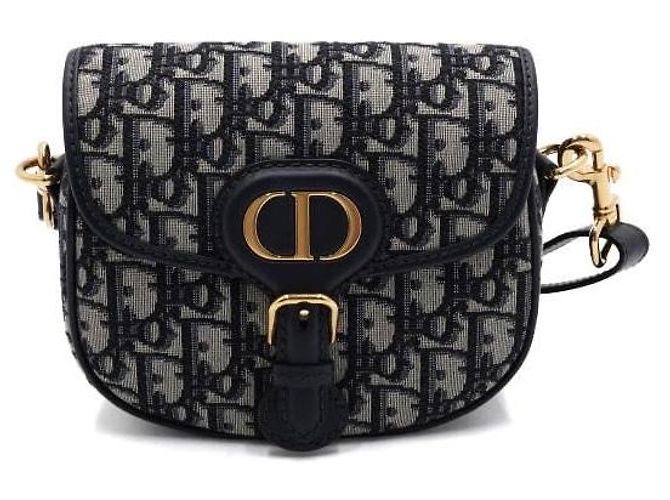 Dior Piccola borsa a tracolla e crossbody Bobby da donna in jacquard obliquo blu - vista 2