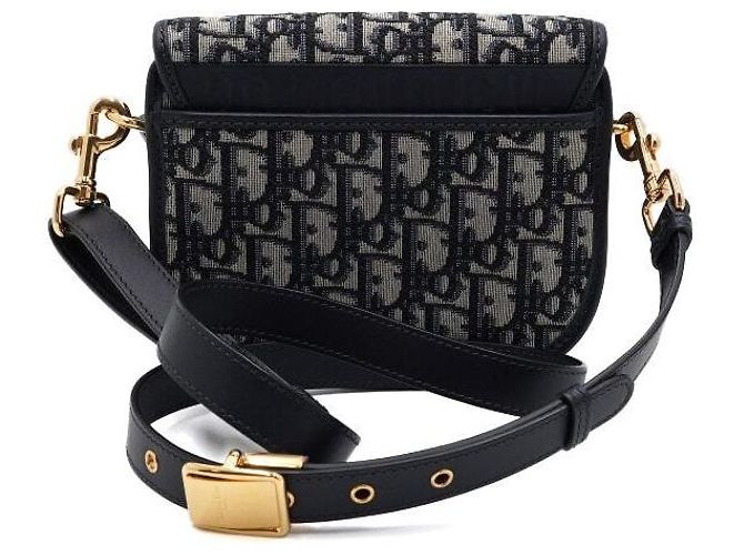 Dior Piccola borsa a tracolla e crossbody Bobby da donna in jacquard obliquo blu - vista 5