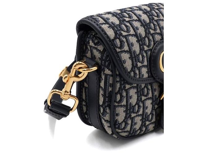 Dior Piccola borsa a tracolla e crossbody Bobby da donna in jacquard obliquo blu - vista 9