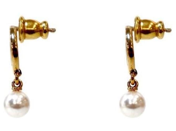 Fendi Orecchini Pearl Drop Is Gold D'oro - vista 2