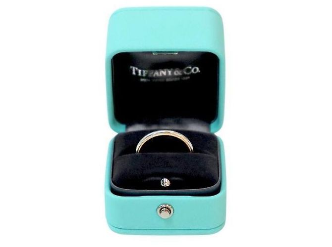 Tiffany & Co Milgrain-Ring aus Platin und Roségold - Ansicht 5