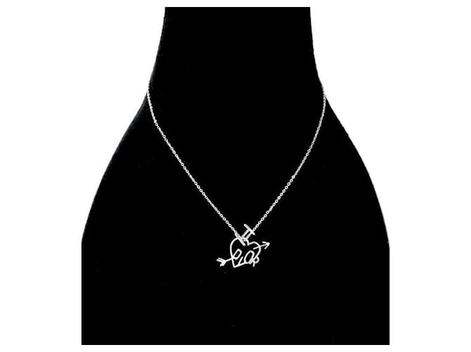 Dior Collana Cupid Heart in argento - vista 5