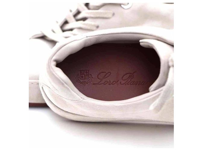 Loro Piana Nuoju Wildleder-Sneaker Braun - Ansicht 7