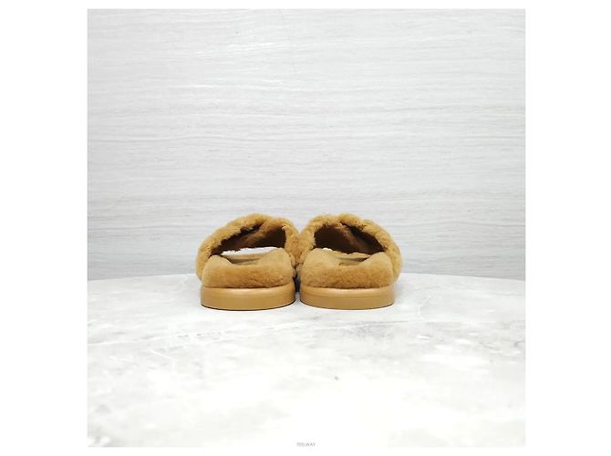 Louis Vuitton Pantofola Mule Bliss Comford Camel Marrone - vista 3