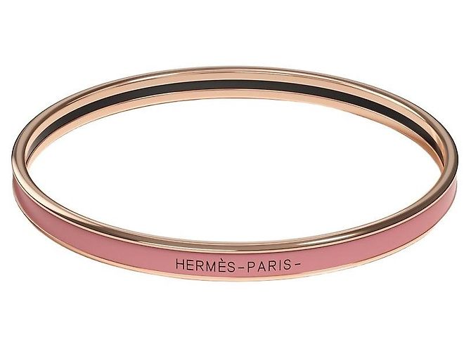 Hermès Extra Narrow Bangle Pink - view 4
