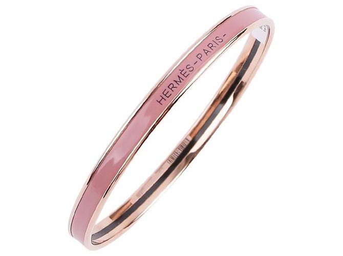 Hermès Extra Narrow Bangle Pink - view 6