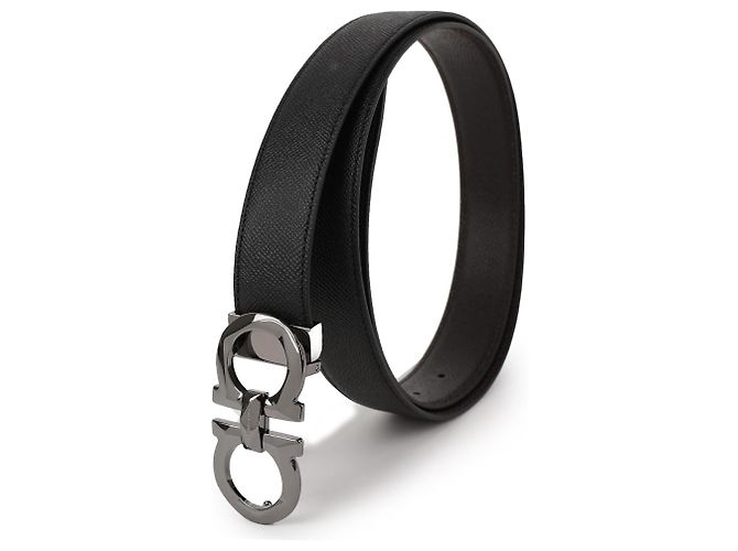 Salvatore Ferragamo Reversible Gancini Belt Black - view 4