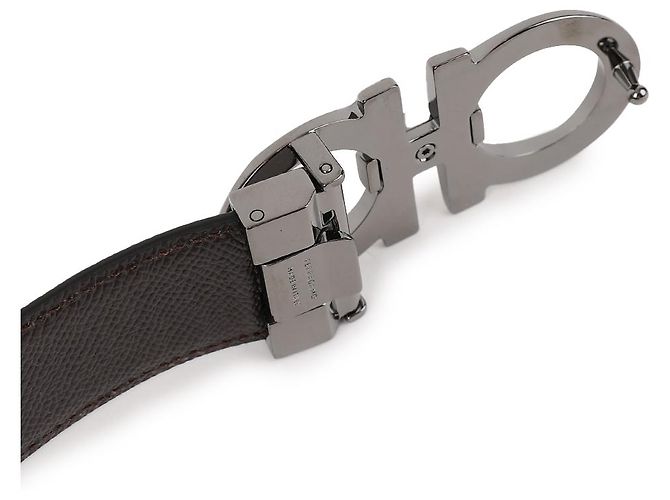 Salvatore Ferragamo Reversible Gancini Belt Black - view 7