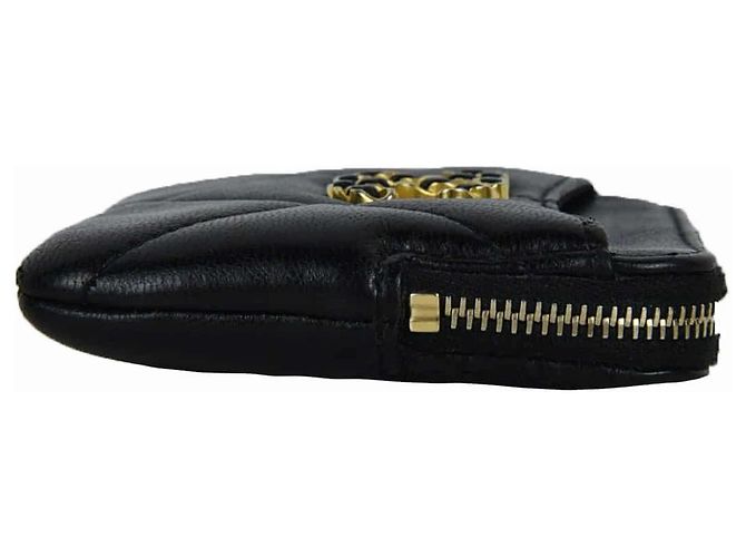 Chanel 19 Chanel Portamonete con zip Nero - vista 2